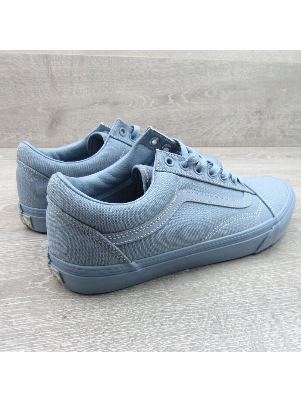 Vans Old Skool Mono Dusty Blue Mens Size 9 Sneakers NEW - Picture 7 of 13